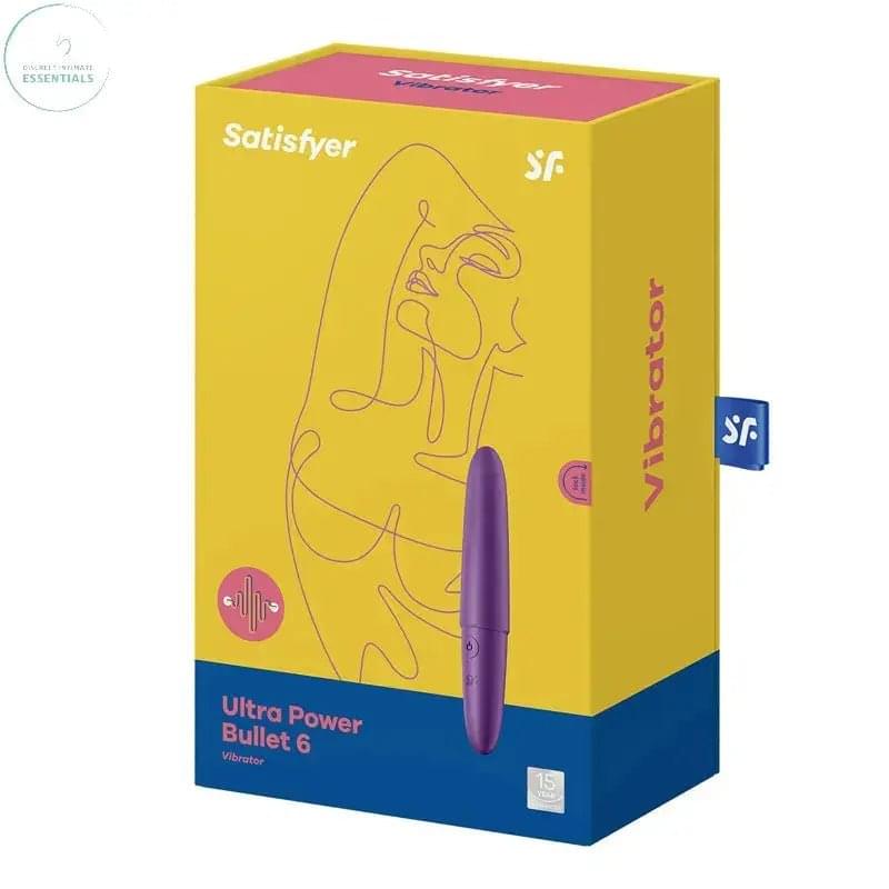 Satisfyer Ultra Power Bullet 6 -  USB Rechargeable Bullet Satisfyer Discreet Intimate Essentials.