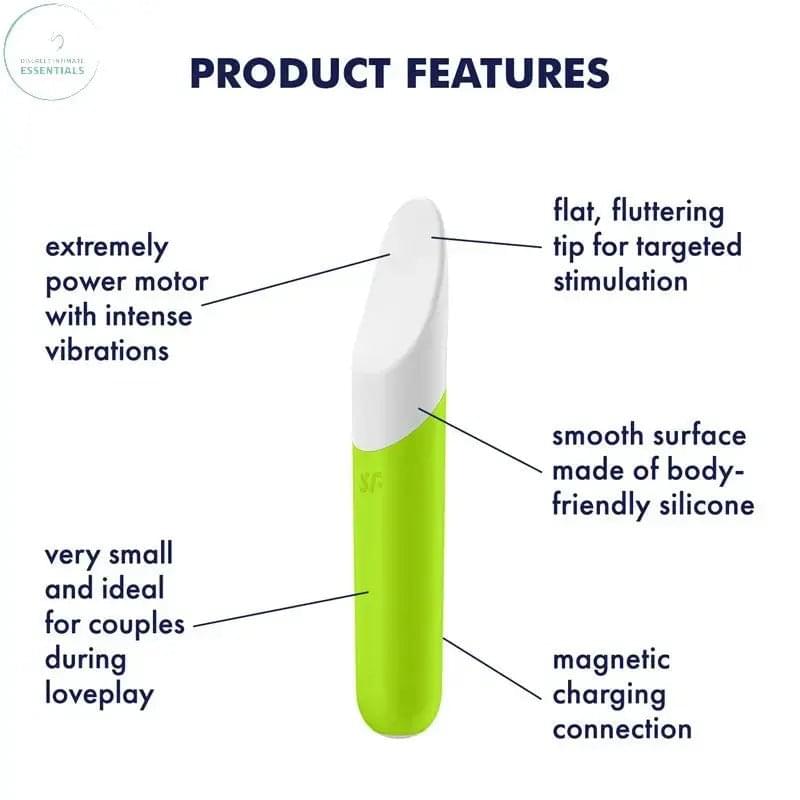 Satisfyer Ultra Power Bullet 7 -  USB Rechargeable Bullet Satisfyer Discreet Intimate Essentials.