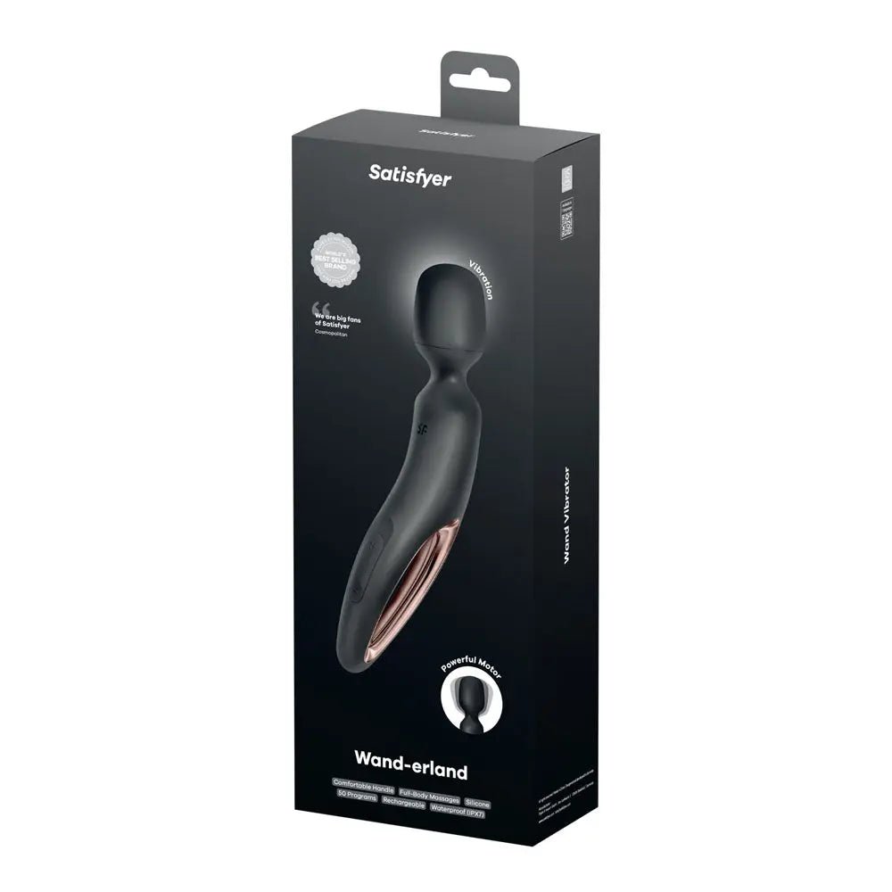 Shop affordable quality Satisfyer Wand-erland - /Rose Gold USB Rechargeable Massage Wand - Discreet Intimate Essentials - VIBRATORS-PREMIUM - Satisfyer