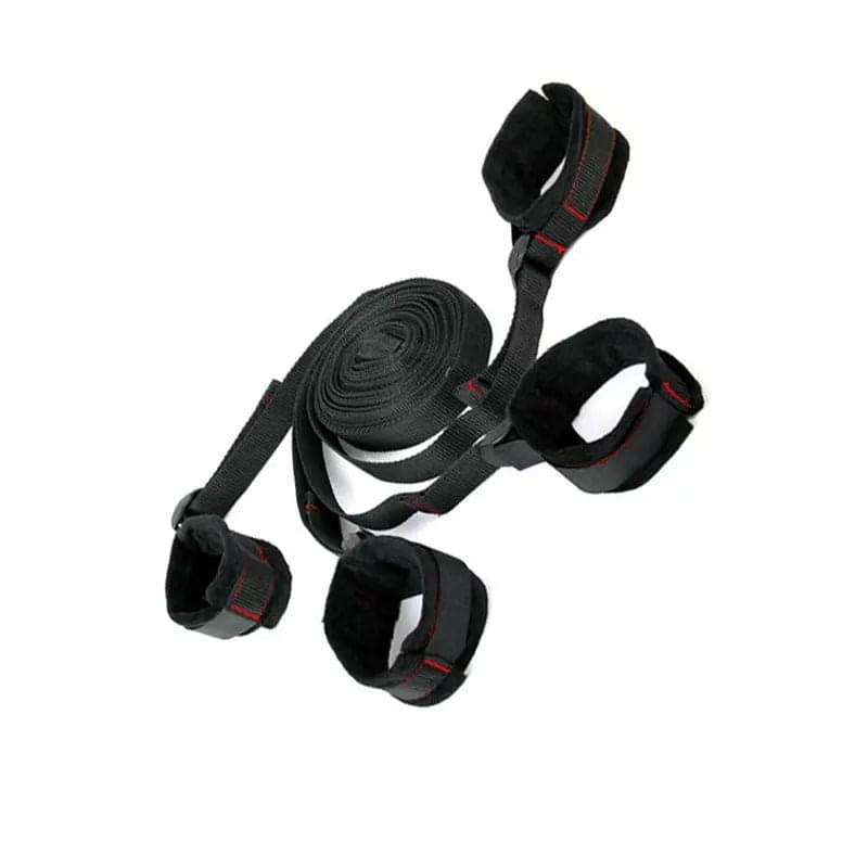 Scarlet Couture Bedroom Bondage System - Bed Restraint Kit Adam & Eve Discreet Intimate Essentials.