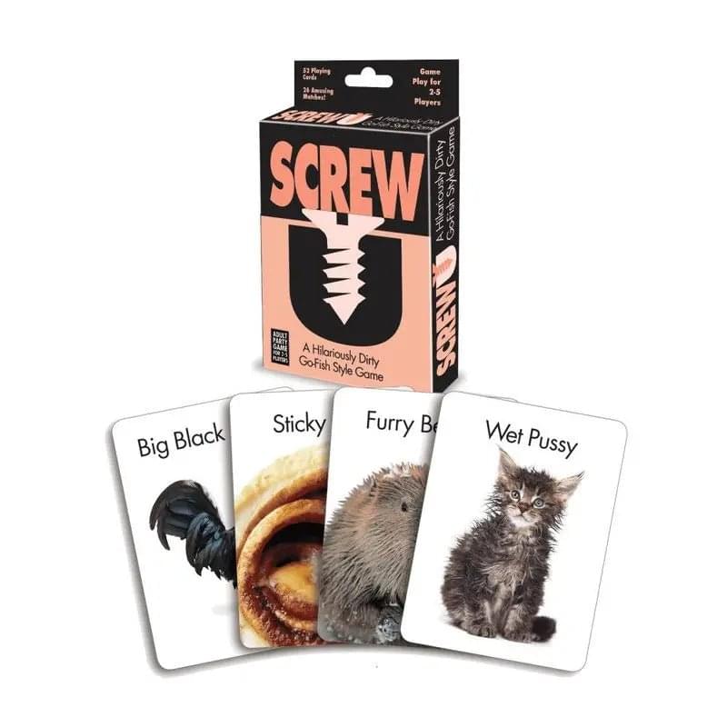 Screw U Card Game Genie Discreet Intimate Essentials.