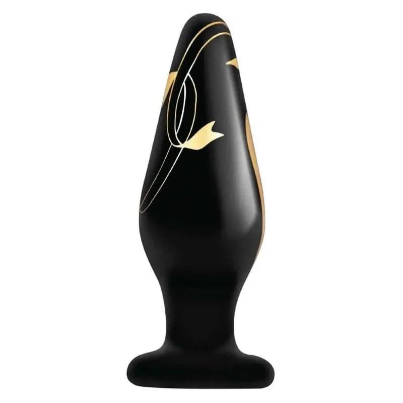 Secret Kisses Handblown Wide Glass Plug 4.5in Secret Kisses Discreet Intimate Essentials.