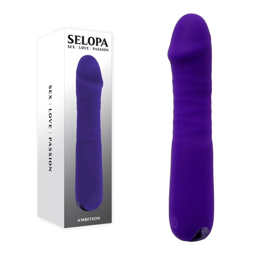 Selopa AMBITION -  17 cm USB Rechargeable Thrusting Vibrator Selopa Discreet Intimate Essentials.