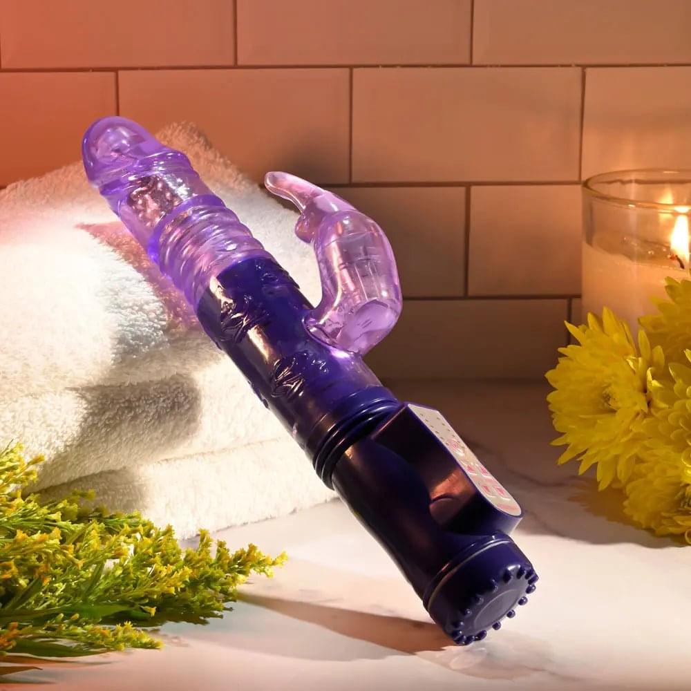Selopa BUNNY THRUSTER -  24.8 cm Thrusting Rabbit Vibrator Selopa Discreet Intimate Essentials.