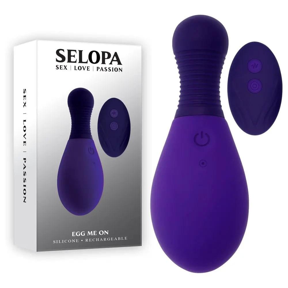 Selopa EGG ME ON -  10 cm USB Rechargeable Egg with Wireless Remote Selopa Discreet Intimate Essentials.