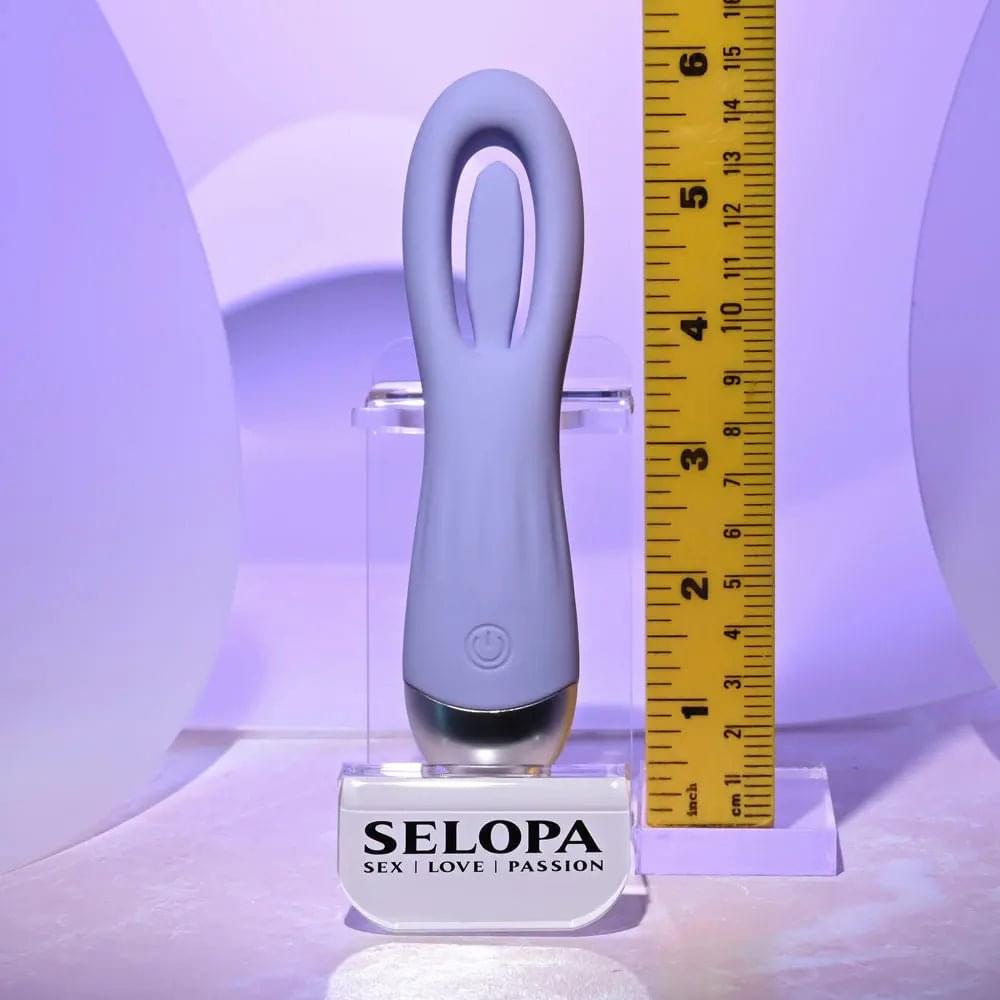 Selopa IN A FLAP -  15 cm USB Rechargeable Flicking Stimulator Selopa Discreet Intimate Essentials.