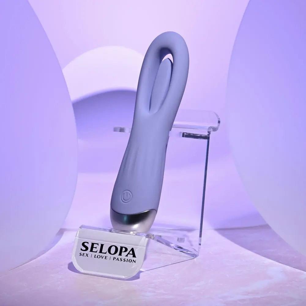 Selopa IN A FLAP -  15 cm USB Rechargeable Flicking Stimulator Selopa Discreet Intimate Essentials.