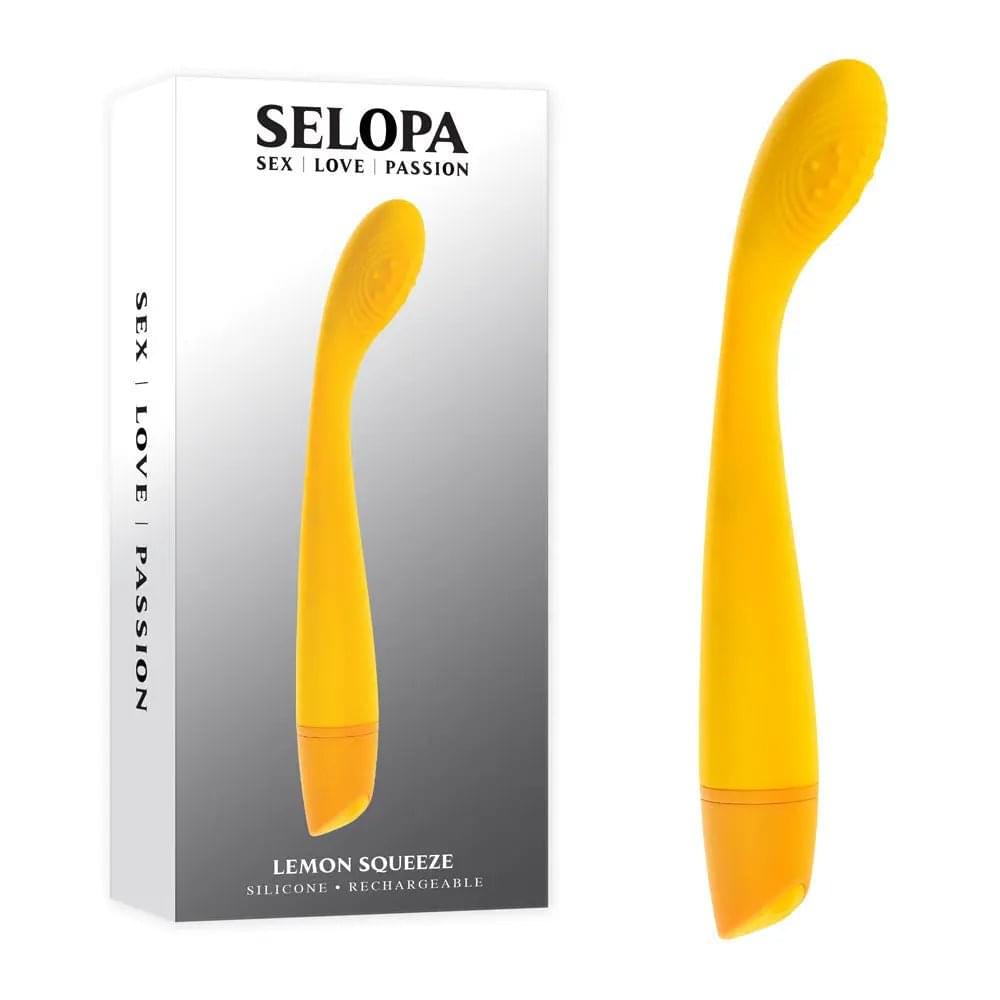 Selopa LEMON SQUEEZE -  18.4 cm USB Rechargeable Vibrator Selopa Discreet Intimate Essentials.