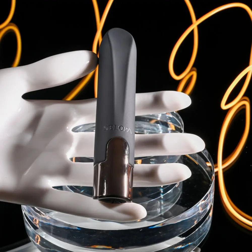 Selopa LITTLE BUDDY -  11.1 cm USB Rechargeable Vibrating Bullet Selopa Discreet Intimate Essentials.