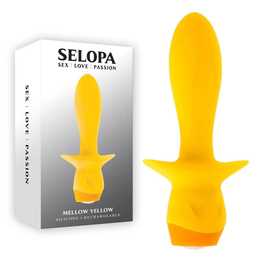 Selopa MELLOW  -  13.5 cm USB Rechargeable Vibrating Anal Plug Selopa Discreet Intimate Essentials.