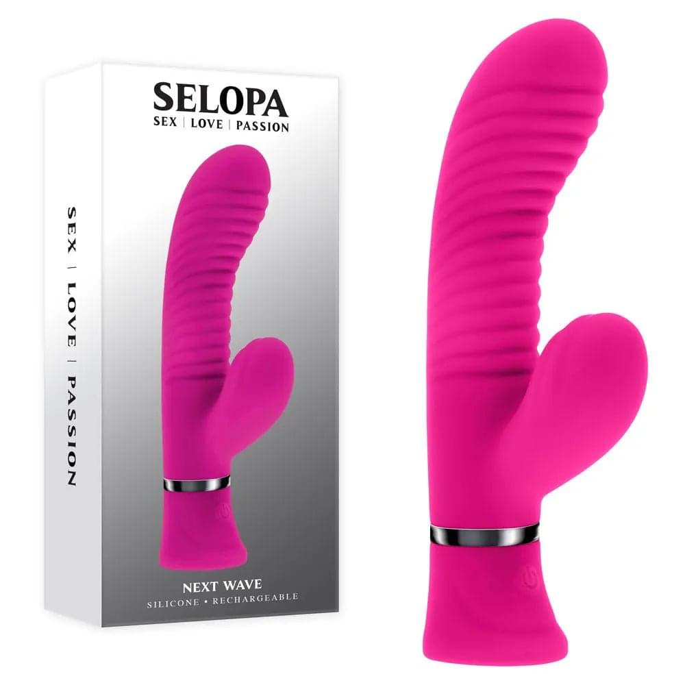 Selopa NEXT WAVE -  16.4 cm USB Rechargeable Dual Vibrator Selopa Discreet Intimate Essentials.