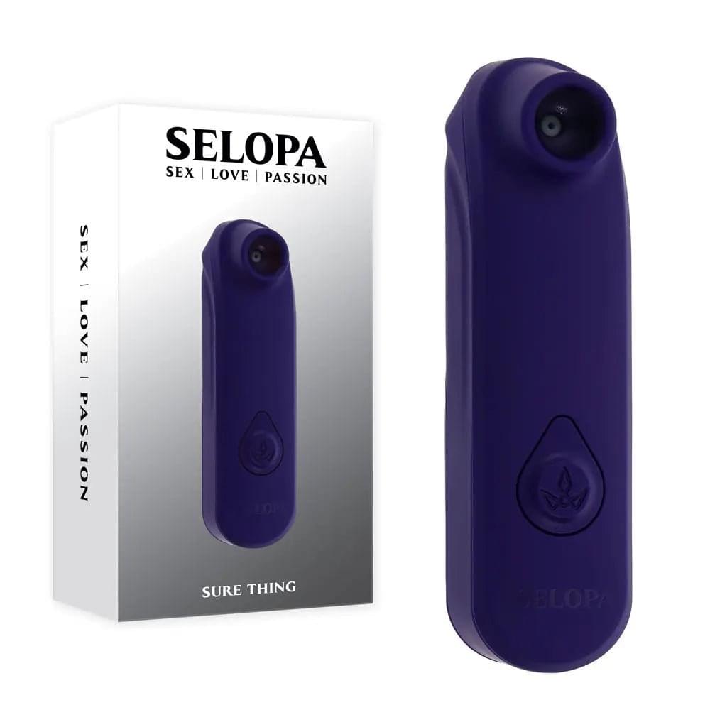 Selopa SURE THING -  Vibrating & Sucking Stimulator Selopa Discreet Intimate Essentials.