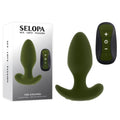 Selopa THE COLONEL -  10.1 cm USB Rechargeable Vibrating Butt Plug with Wireless Remote Selopa Discreet Intimate Essentials.