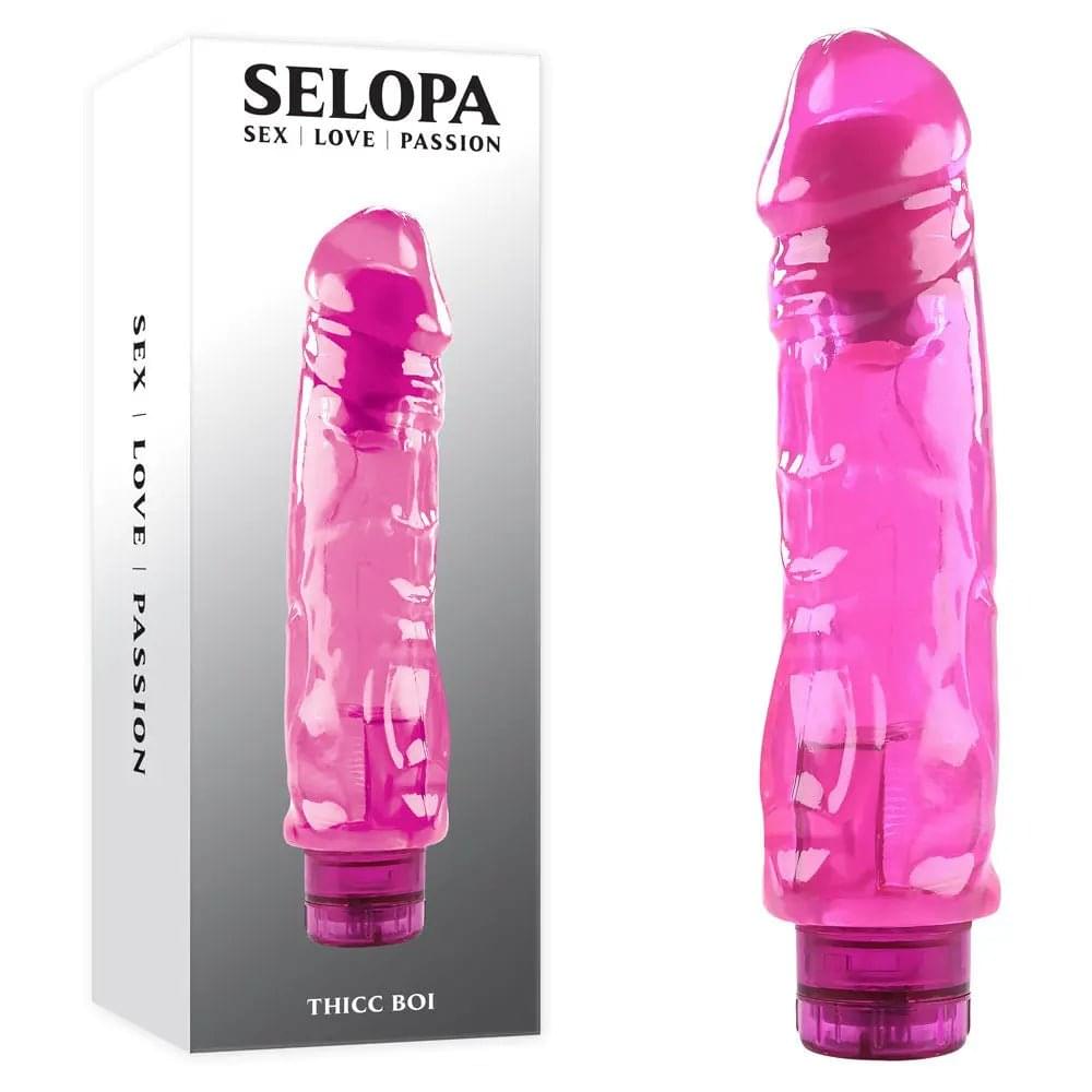 Selopa THICC BOI -  22.9 cm Vibrator Selopa Discreet Intimate Essentials.