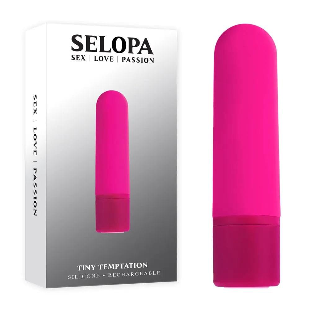 Selopa TINY TEMPTATION -  9.2 cm USB Rechargeable Bullet Selopa Discreet Intimate Essentials.