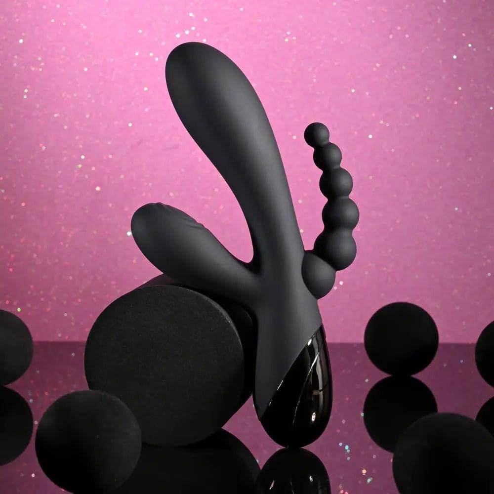 Selopa TRIPLE ACES -  19.7 cm USB Rechargeable Triple Stimulator Vibrator Selopa Discreet Intimate Essentials.