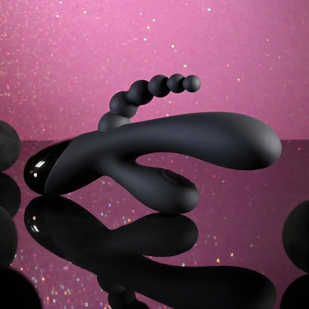 Selopa TRIPLE ACES -  19.7 cm USB Rechargeable Triple Stimulator Vibrator Selopa Discreet Intimate Essentials.