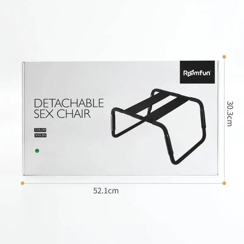 Sex Chair Adjustable Height Black PU Seat Daytona Discreet Intimate Essentials.