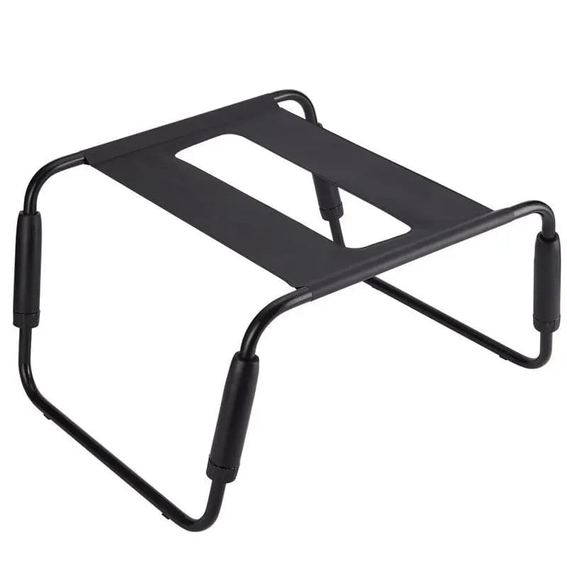 Sex Chair Adjustable Height Black TPU Seat Daytona Discreet Intimate Essentials.