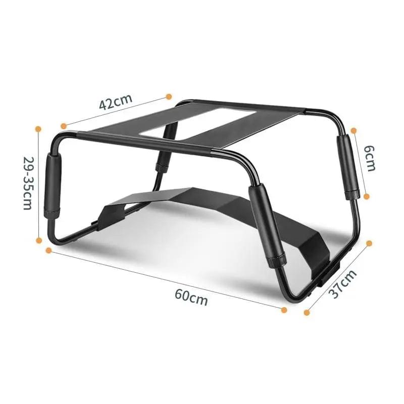 Sex Chair Adjustable Height Black w Arch Bridge Daytona Discreet Intimate Essentials.