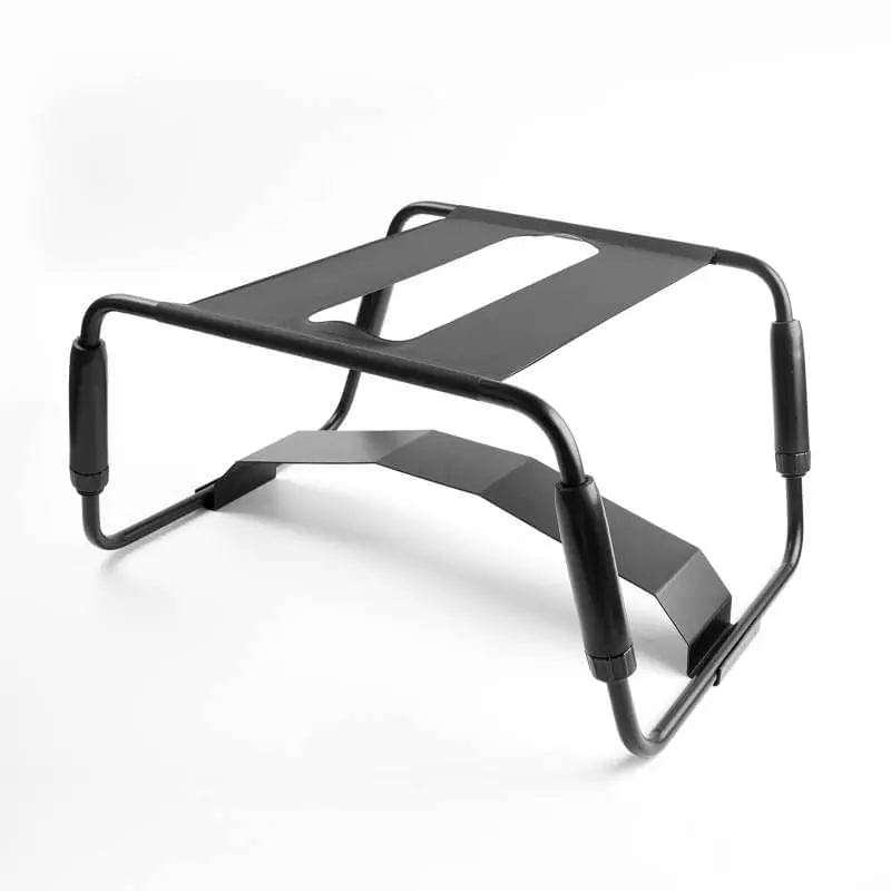 Sex Chair Adjustable Height Black w Arch Bridge Daytona Discreet Intimate Essentials.