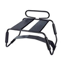 Sex Chair Adjustable Height Black w Handle and Arch Bridge Daytona Discreet Intimate Essentials.