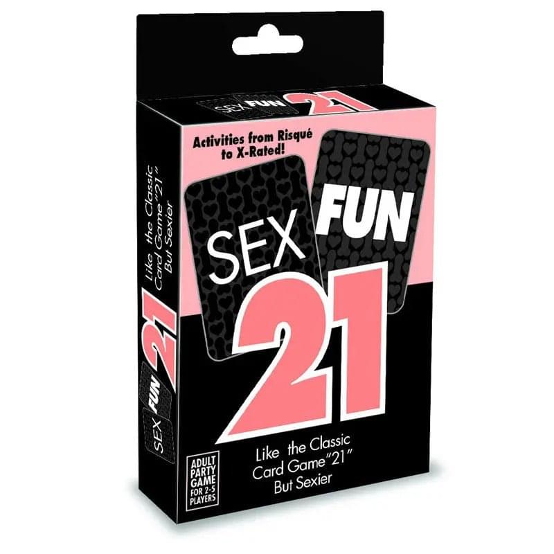 Sex Fun 21 - Adult Card Game Little Genie Discreet Intimate Essentials.