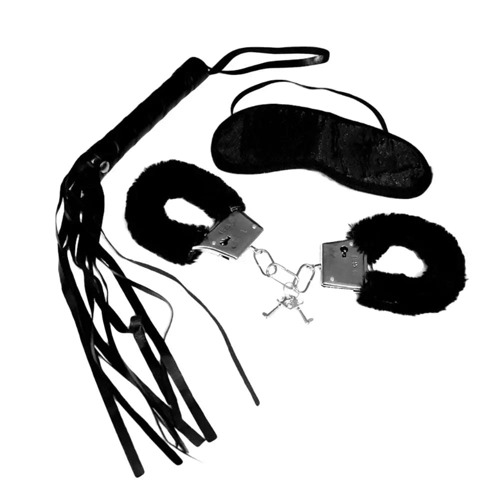 Sex & Mischief 3 Piece Intro to S&M Kit - Beginner Bondage Kit - 3 Piece Set Sportsheets Discreet Intimate Essentials.