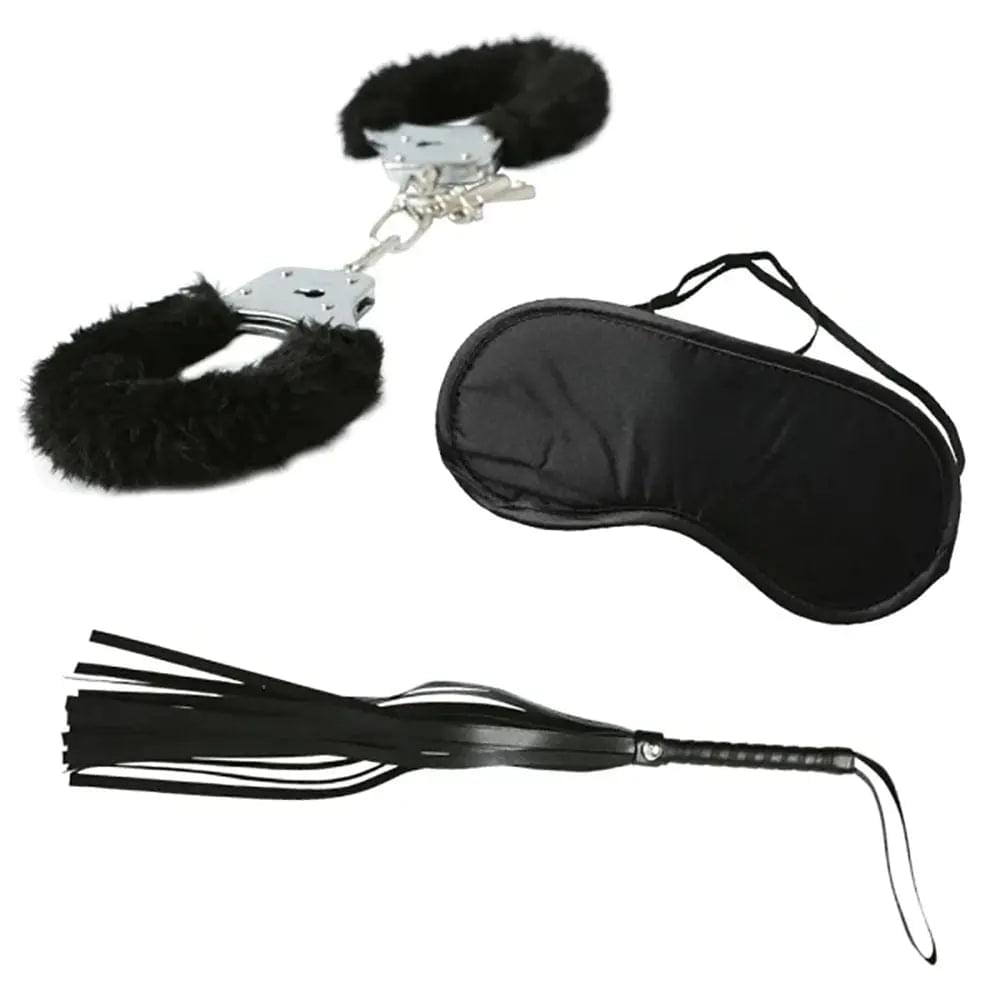 Sex & Mischief 3 Piece Intro to S&M Kit - Beginner Bondage Kit - 3 Piece Set Sportsheets Discreet Intimate Essentials.