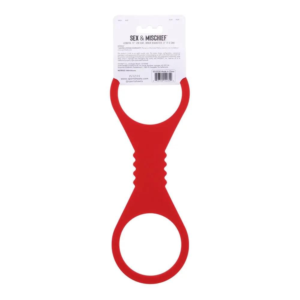Sex & Mischief Amor Large Silicone Cuffs -  Large Restraints Sportsheets Discreet Intimate Essentials.