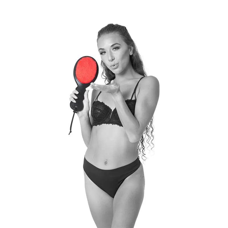 Sex & Mischief Amor Paddle - /Black Spanking Paddle Sportsheets Discreet Intimate Essentials.