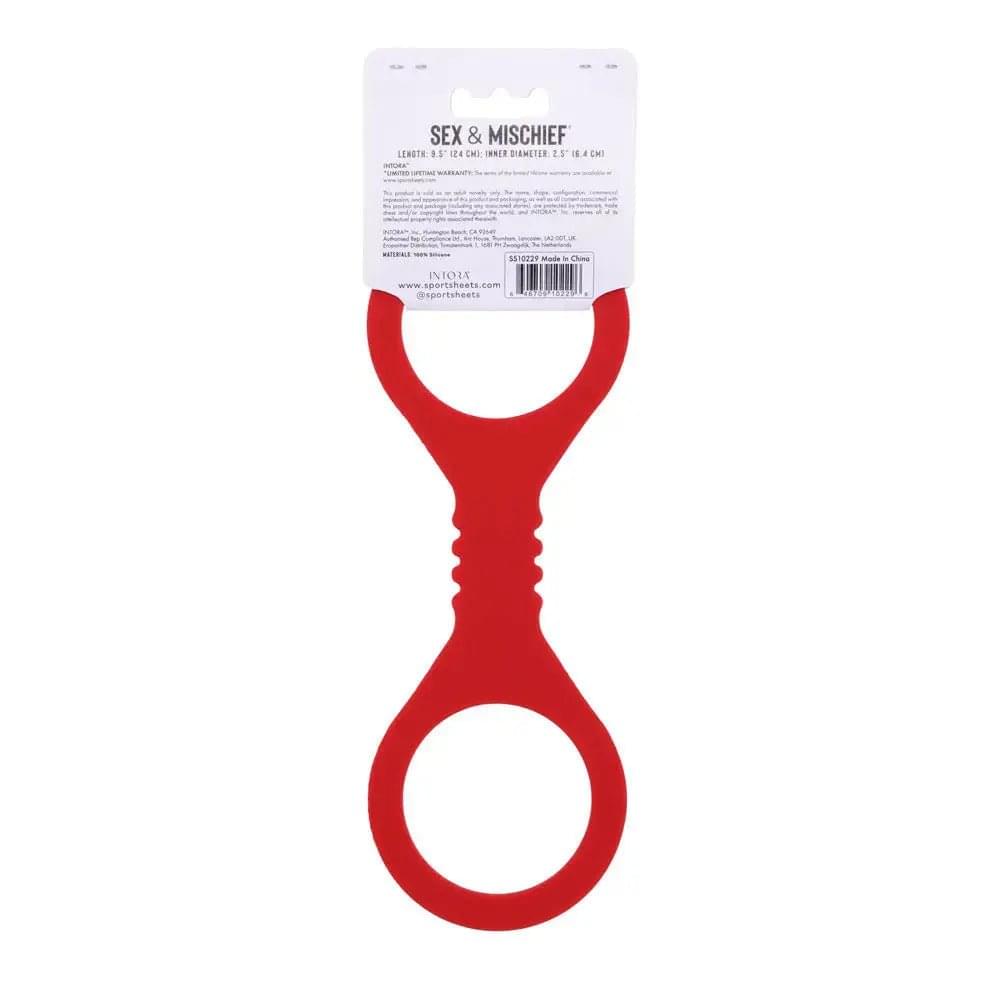 Sex & Mischief Amor Small Silicone Cuffs -  Small Restraints Sportsheets Discreet Intimate Essentials.