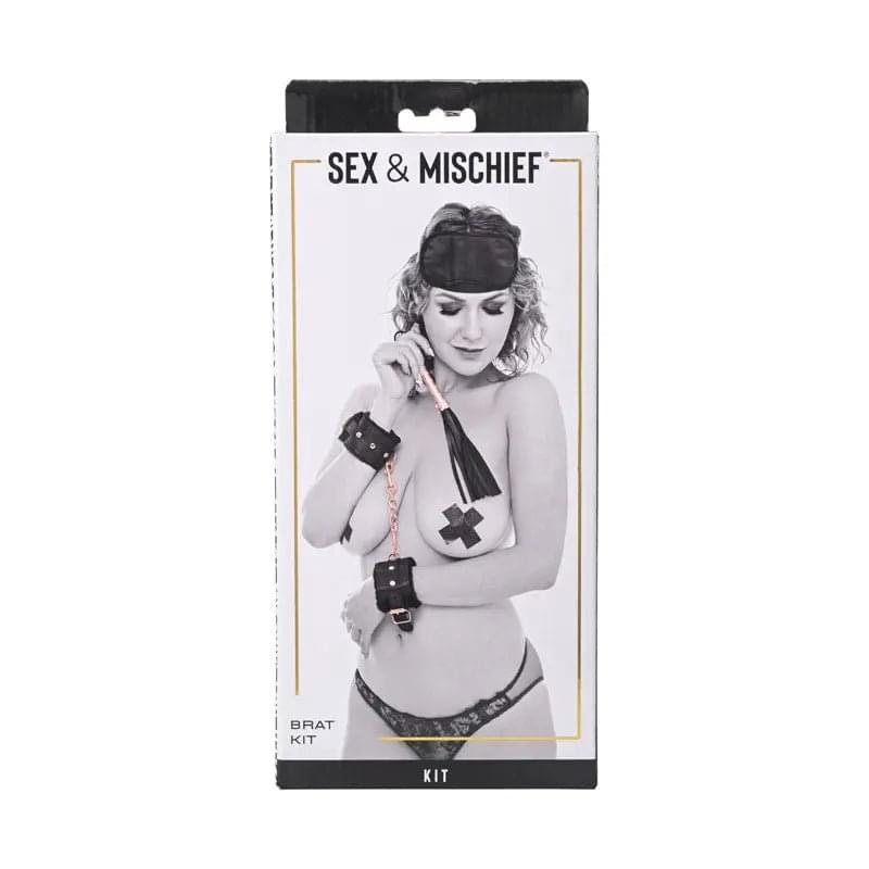 Sex & Mischief Brat Kit - 5 Piece Beginner Bondage Kit Sportsheets Discreet Intimate Essentials.