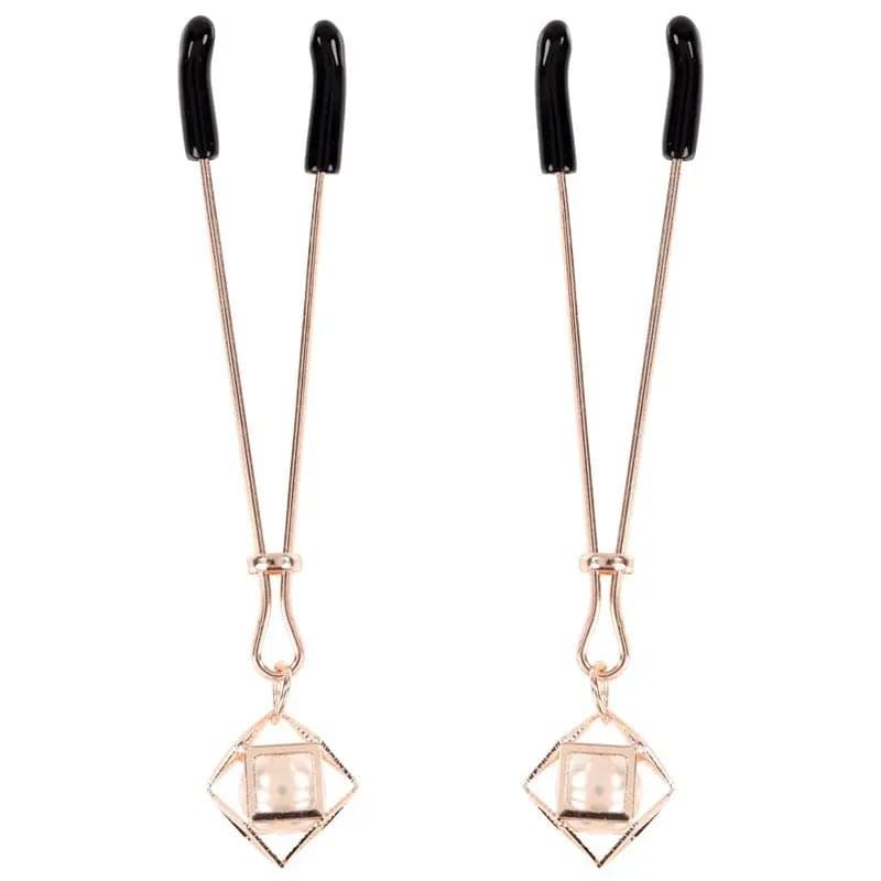 Sex & Mischief Brat Pearl Nipple Clips -  - Set of 2 Sportsheets Discreet Intimate Essentials.