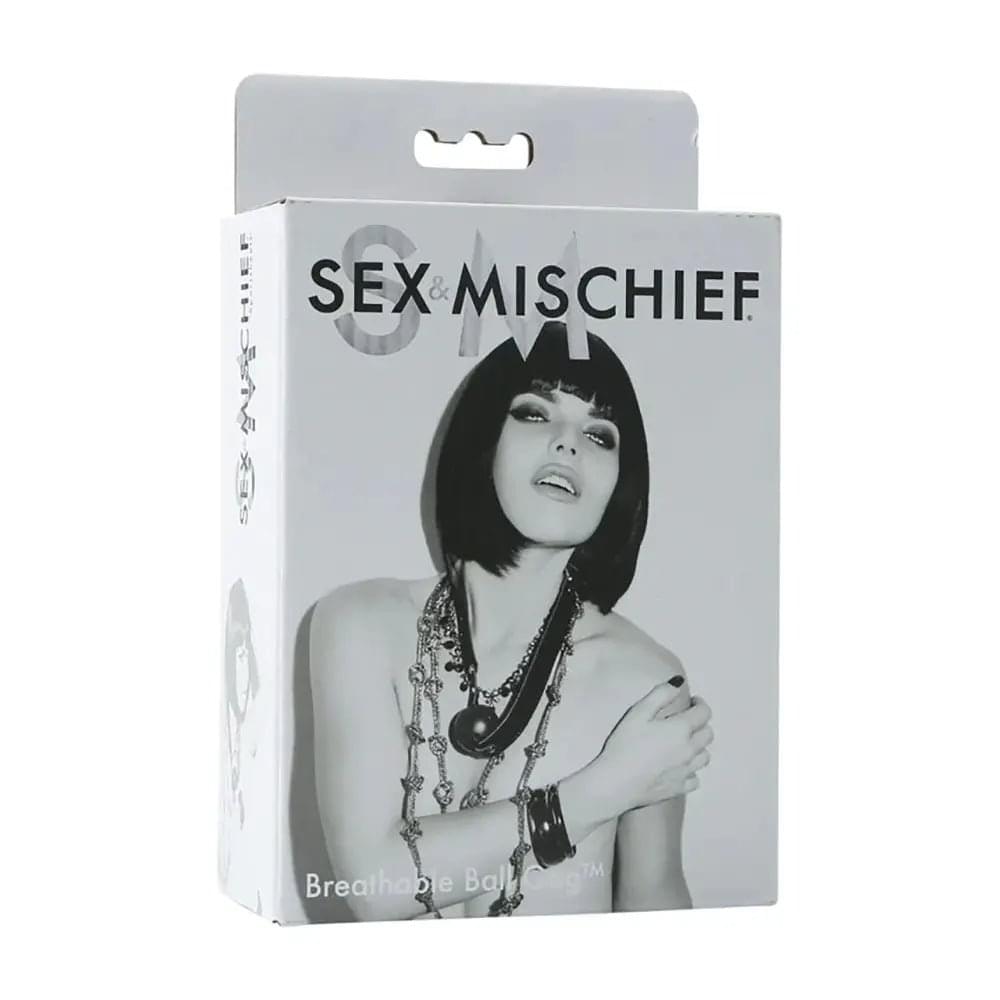 Sex & Mischief Breathable Ball Gag -  Mouth Restraint Sportsheets Discreet Intimate Essentials.