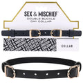 Sex & Mischief Double Buckle Day Collar -  Collar Sportsheets Discreet Intimate Essentials.