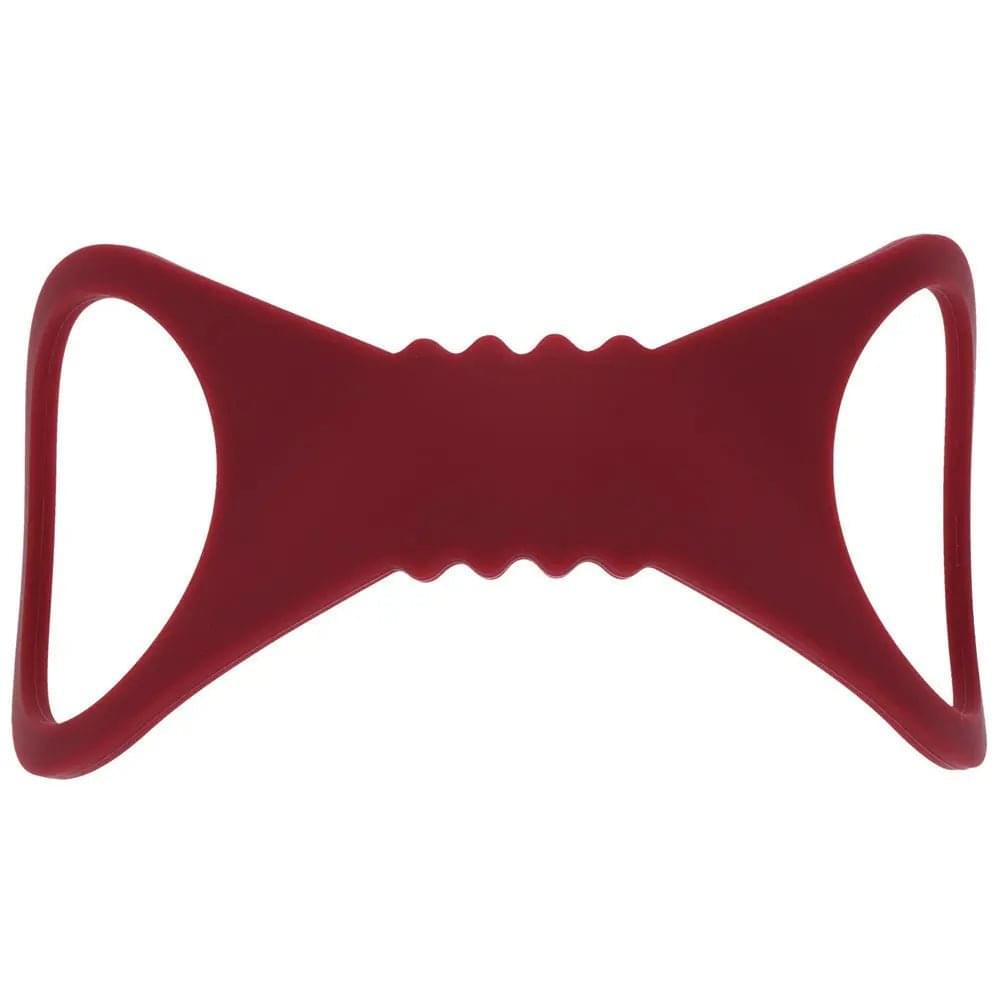 Sex & Mischief Enchanted Large Silicone Cuffs - Burgundy Large Restraints Sportsheets Discreet Intimate Essentials.