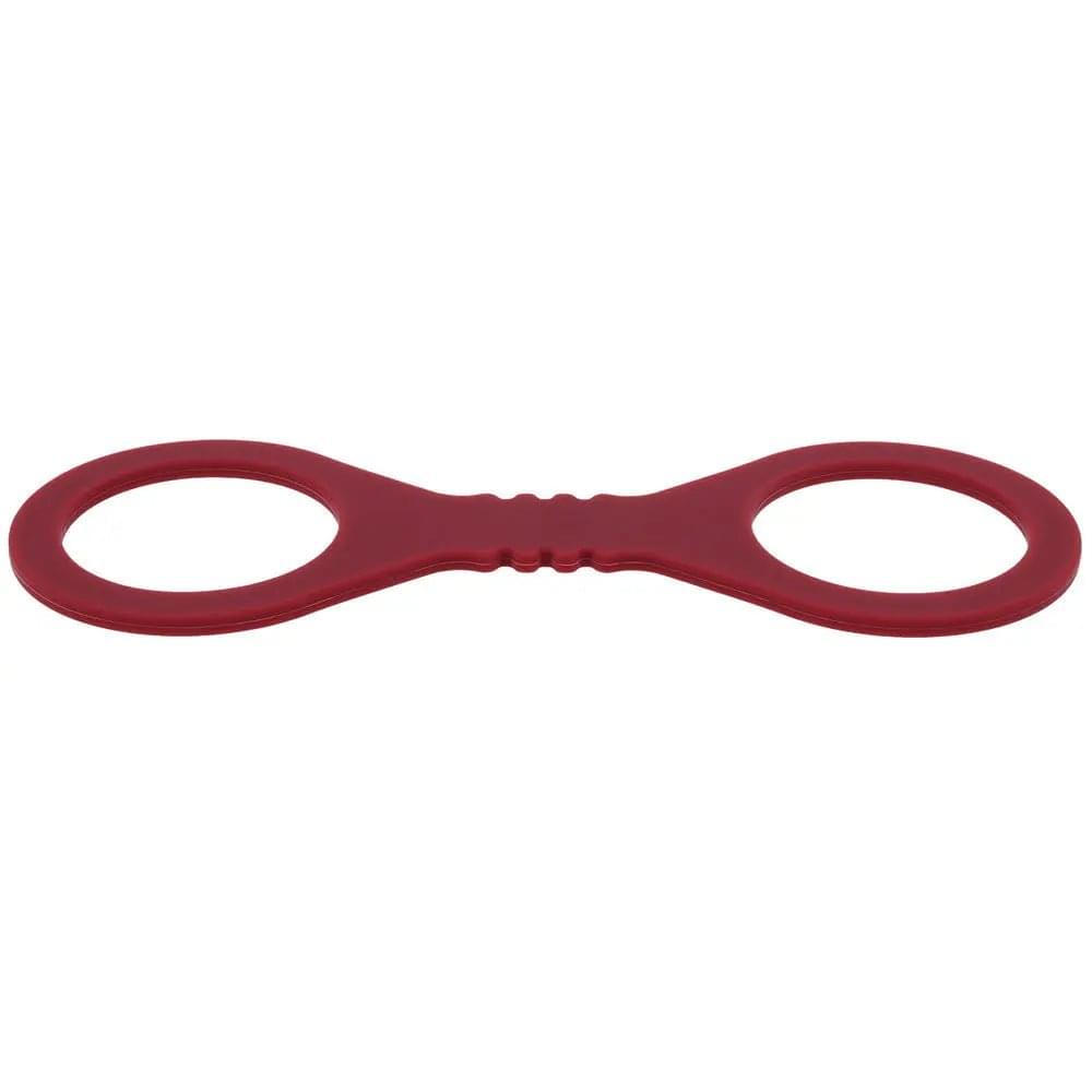 Sex & Mischief Enchanted Small Silicone Cuffs - Burgundy Small Restraints Sportsheets Discreet Intimate Essentials.