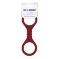 Sex & Mischief Enchanted Small Silicone Cuffs - Burgundy Small Restraints Sportsheets Discreet Intimate Essentials.