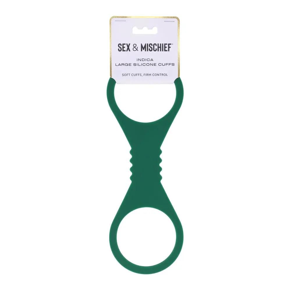 Sex & Mischief Indica Large Silicone Cuffs -  Large Restraints Sportsheets Discreet Intimate Essentials.