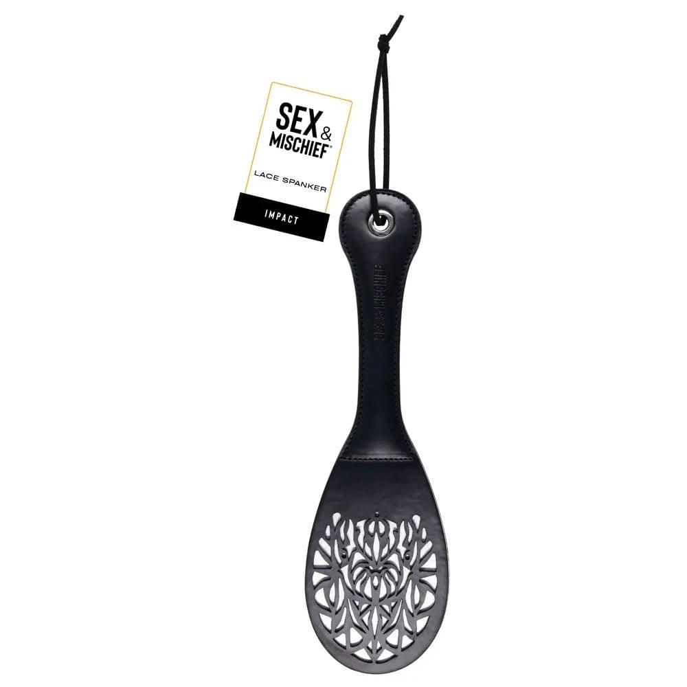 Sex & Mischief Lace Spanker -  Spanking Paddle Sportsheets Discreet Intimate Essentials.