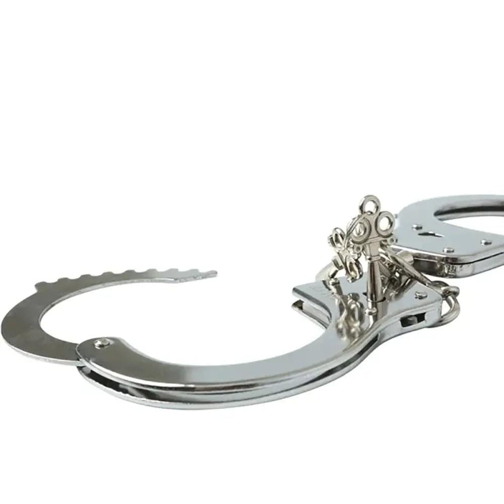 Sex & Mischief Metal Handcuffs - Metal Restraints Sportsheets Discreet Intimate Essentials.