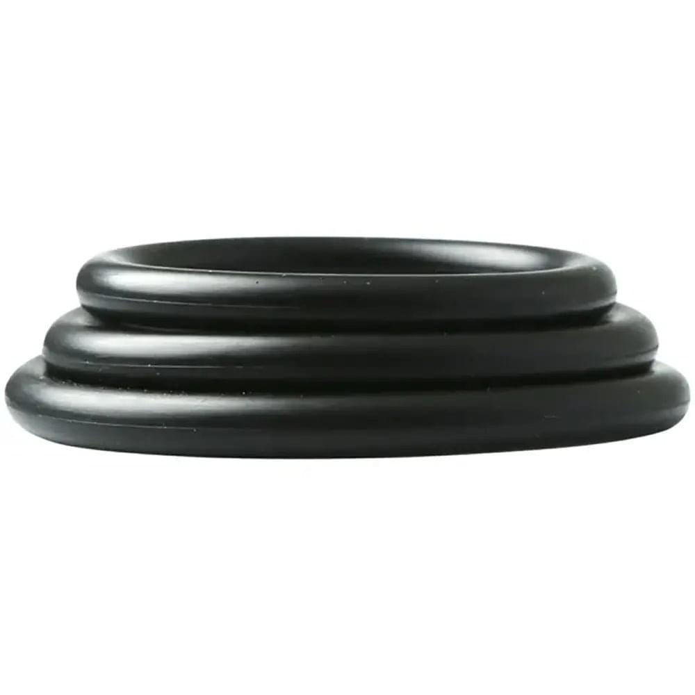 Sex & Mischief Nitrile Cock Ring 3 Pack -  Cock Rings - Set of 3 Sizes Sportsheets Discreet Intimate Essentials.