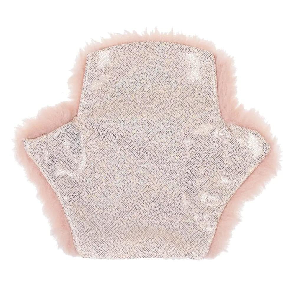Sex & Mischief Peaches n CreaMe Spiked Sensory Glove - Peach Furry Glove with Metal Spikes Sportsheets Discreet Intimate Essentials.