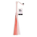 Sex & Mischief Peaches n CreaMe Stripe Flogger - Peach 80 cm Flogger Whip Sportsheets Discreet Intimate Essentials.
