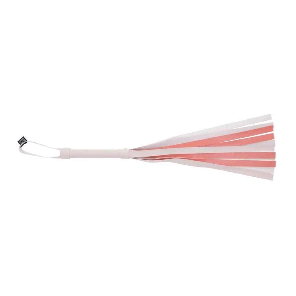 Sex & Mischief Peaches n CreaMe Stripe Flogger - Peach 80 cm Flogger Whip Sportsheets Discreet Intimate Essentials.