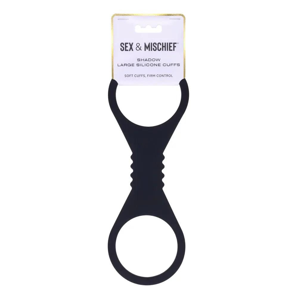 Sex & Mischief Shadow Large Silicone Cuffs -  Large Restraints Sportsheets Discreet Intimate Essentials.
