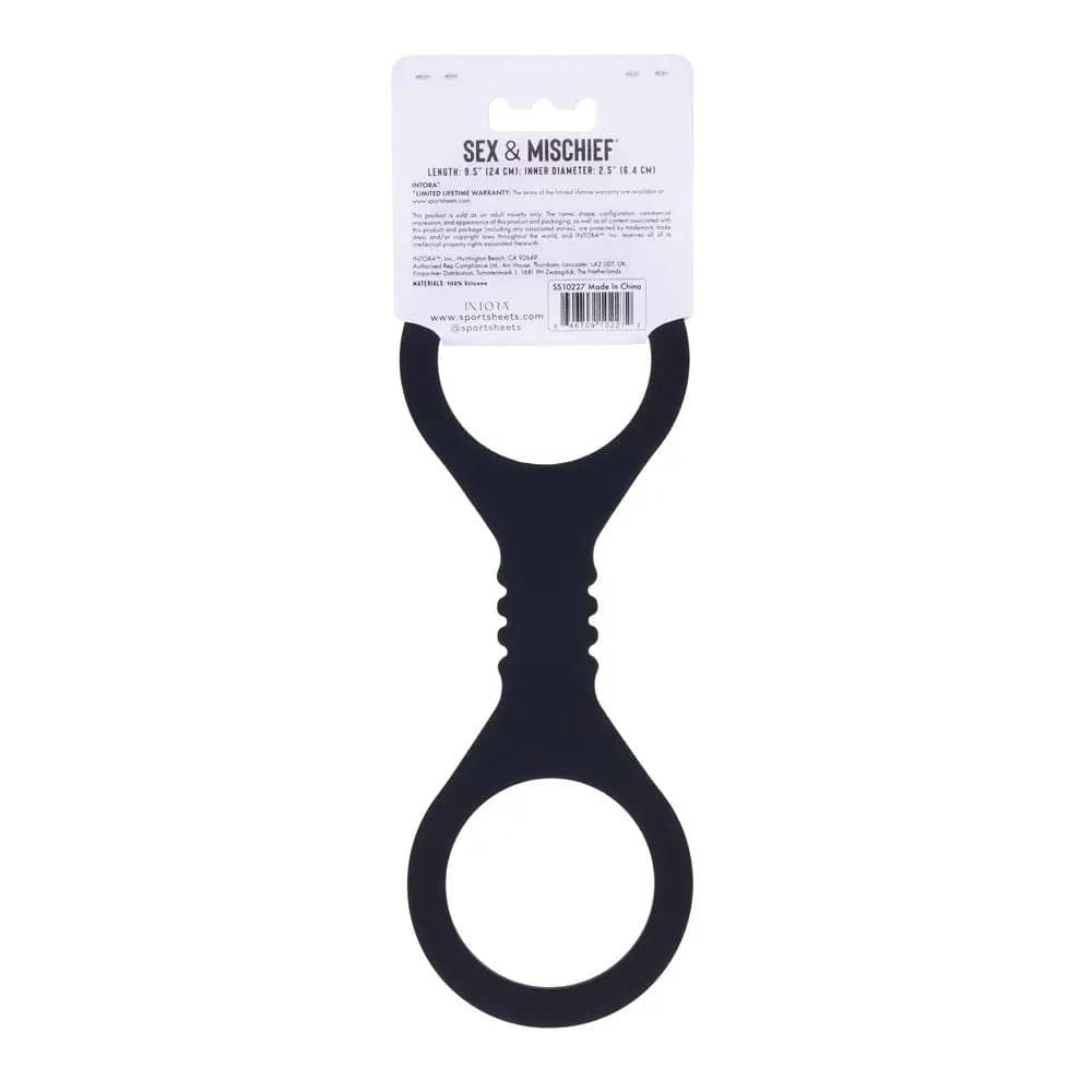 Sex & Mischief Shadow Small Silicone Cuffs -  Small Restraints Sportsheets Discreet Intimate Essentials.