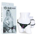 Sex & Mischief Strap-On & Silicone Dildo Kit - /Purple Adjustable Strap-On Sportsheets Discreet Intimate Essentials.
