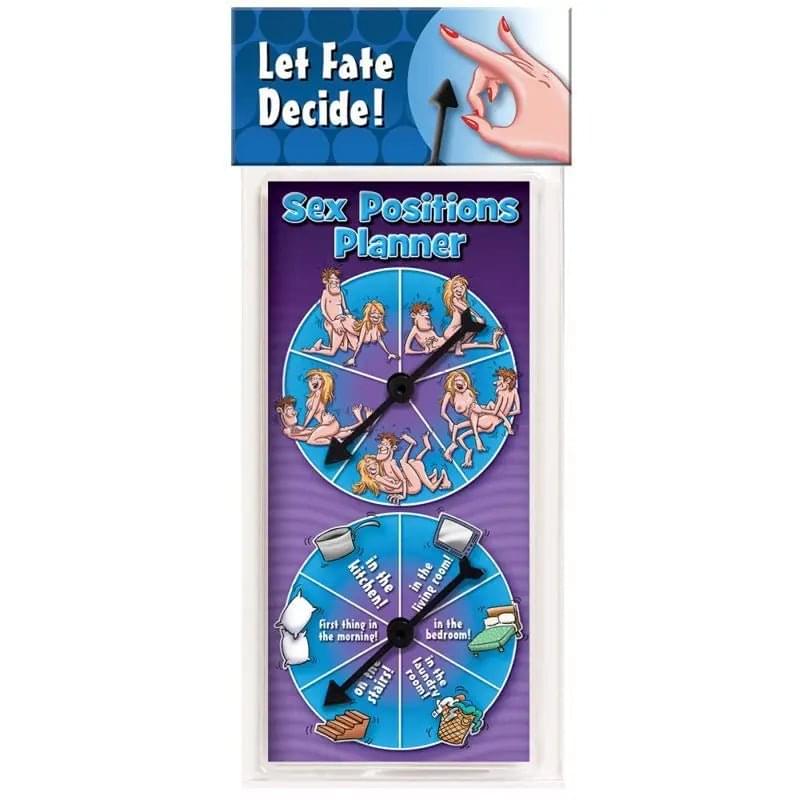 Sex Positions Planner Spinner Game Novelty Discreet Intimate Essentials.